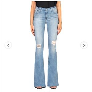 Black Orchid Mia Distressed Flare